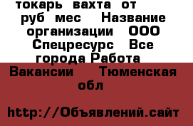 токарь. вахта. от 50 000 руб./мес. › Название организации ­ ООО Спецресурс - Все города Работа » Вакансии   . Тюменская обл.